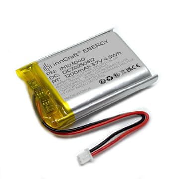 shumee Litij-polimerna baterija 1200mAh 3,7V IN103040