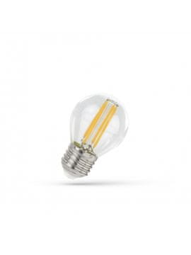 shumee LED žarnica krogla COG WW prozorna WOJ+14072, 2700K, 4W