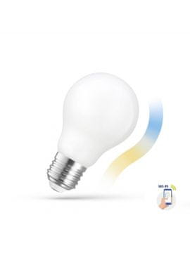 shumee LED žarnica GLS 5W 2700K-6500K COG 230V CCT+zatemnitev mlečna Wi-Fi SpectrumSMART WOJ+14419