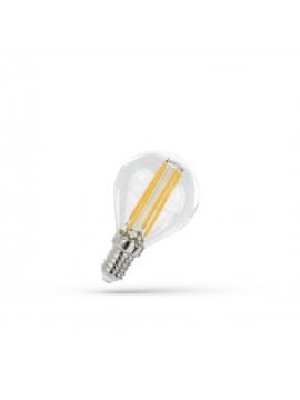 shumee LED žarnica krogla COG NW prozorna WOJ+14334, 4000K, 4W