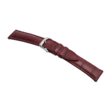 shumee Pašček za uro Louisiana Burgundy 20 mm - brezstična plačila NFC