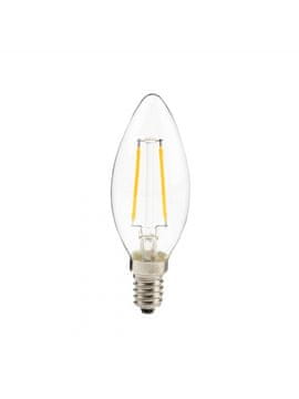 LEDPOL LED žarnica ORO-E14-C35-FL-claro-4W-WW, 2700K