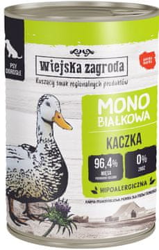 Wiejska Zagroda Wiejska Zagroda | Odrasel | Monoproteinska hrana za pse 400g - Raca 400g