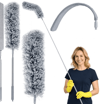 shumee Teleskopska krtača ZA brisanje pajčevin - 250 cm + 2 nastavka