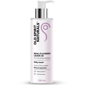 shumee OLD spirit naturals Silky Touch - gel za kodre iz lanenega semena s svilenimi proteini, jojobinim oljem in vitaminom E - nega in definicija - 250 ml