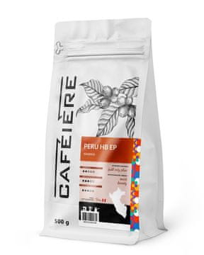 shumee Kava v zrnu Arabica Peru HB EP, 500 g