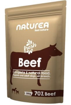 Naturea Naturea | Mokra hrana za pse | Vrečka 300 g - Govedina 300 g
