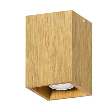 LEDWOOD Stropna svetilka iz hrasta 10x15 cm navpična
