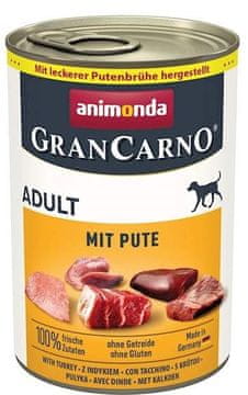 Animonda Animonda | Gran Carno | Hrana za pse - pločevinka 400 g - puran 400 g