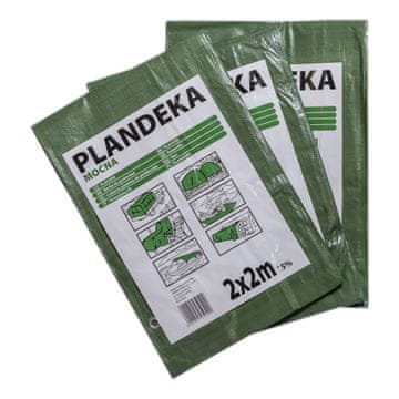 shumee Močna zelena ponjava 110g/m2 1,5x2m zelena