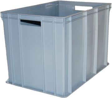 shumee Plastični zabojnik 600x400x410 siv
