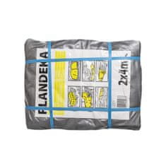 shumee Debela PE ponjava, 210 g/m2 srebrno rjave barve, zaščitna ponjava 210 g/m2 6 x 8 m