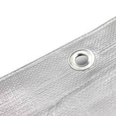 shumee Debela PE ponjava, 210 g/m2 srebrno rjave barve, zaščitna ponjava 210 g/m2 6 x 8 m