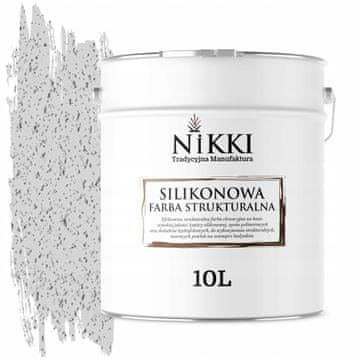 shumee Silikonska strukturna fasadna barva 10L bela na sivi F251 UV