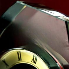 shumee Čudovita statueta iz debelega kristala z veliko uro, nagradno darilo za graviranje ali tisk, z okrasnim ohišjem.