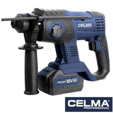 shumee Vrtalno kladivo Celma Professional PRWg 2-20OBS 18V SDS Plus 2J 1x 4Ah + polnilec