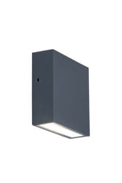 shumee Stenska svetilka Gemini XF siva 10W 4000K IP54 Lutec 5104001118