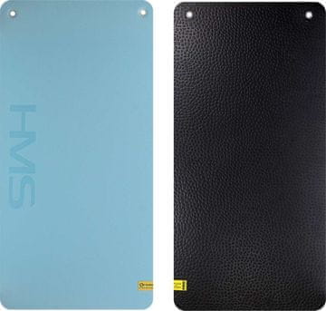 shumee HMS Premium fitnes podloga MFK02 20 mm - zelo debela, protizdrsna, modro-črna z luknjami