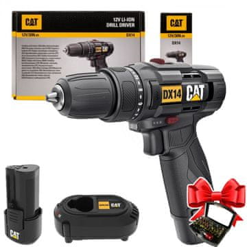 CAT Akumulatorski izvijač 12V navor 30Nm DX14 CAT 1x2.0Ah LED