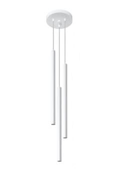 SOLLUX lighting Viseča svetilka Pastelo 3P bela
