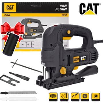 CAT 750W DX57 CAT vbodna žaga z žico 800–3000 vrt/min brezplačen Bluetooth zvočnik