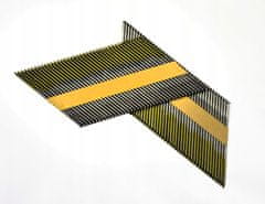 shumee Žeblji za žebljalnik, papirnati, 3,1 x 90 mm, 34°, 2000 kosov, črni, obroč