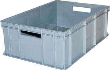 shumee Plastični zabojnik 600x400x200 siv