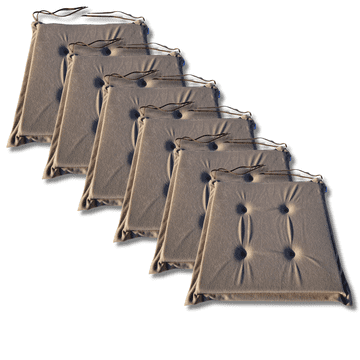 shumee Blazine za stole 40x40x3 cm 1009 - komplet 6 kosov