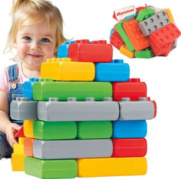 MARIOINEX Marioinex Junior Brick Blocks 25 kosov - gradniki za otroke 1+