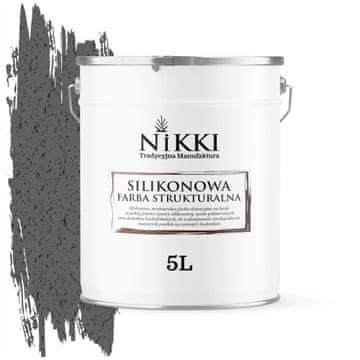 shumee Silikonska strukturna fasadna barva 5L temno siva F276 UV