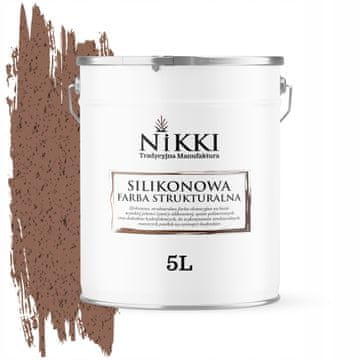 shumee Silikonska strukturna fasadna barva 5L rjava F516 UV