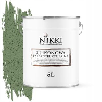 shumee Silikonska strukturna fasadna barva 5L temno zelena F476 UV