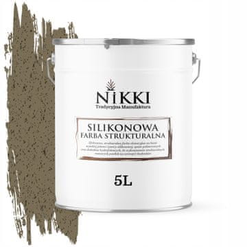 shumee Silikonska strukturna fasadna barva 5L kaki F455 UV