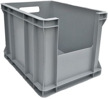 shumee Zabojnik z inšpekcijskim oknom 400x300x270 siv