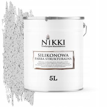 shumee Silikonska strukturna fasadna barva 5L bela na sivi F251 UV
