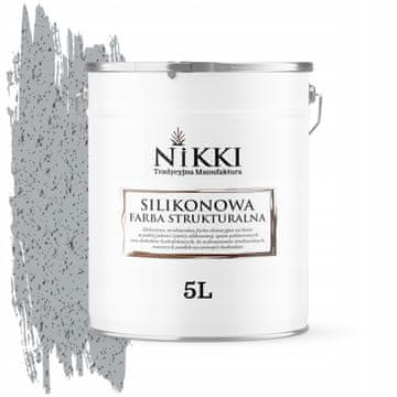 shumee Silikonska strukturna fasadna barva 5L svetlo siva z modro F253