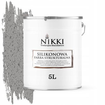 shumee Silikonska strukturna fasadna barva 5L platinasto siva F264
