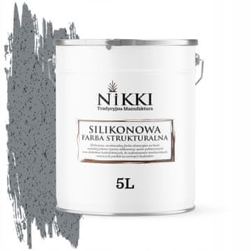 shumee Silikonska strukturna fasadna barva 5L temno siva z modro F255