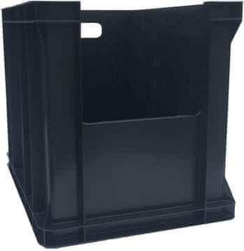 shumee Posoda z inšpekcijskim oknom 400x300x270 črna