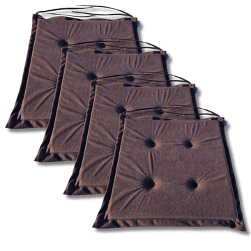 shumee Blazine za stole 40x40x3 cm 1021 - komplet 4 kosov