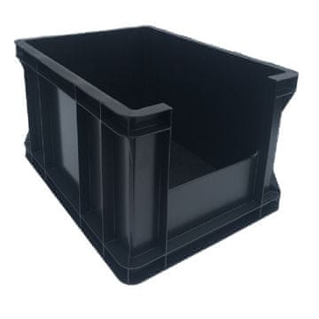 shumee Posoda z inšpekcijskim oknom 400x300x220 črna