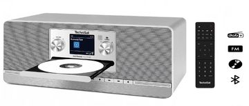 Technisat Radio TechniSat CD DAB+ FM Bluetooth USB 2×5 W digitradio 372 srebrna
