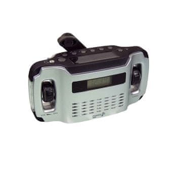 PowerPlus AM/FM radio, sončni dinamo, polnilnik za svetilko POWERplus Lynx