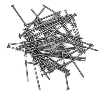 shumee Gradbeni žeblji 40 2,0 x 40 mm črni gladki za les 2 x 40 5 kg