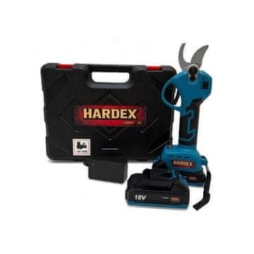 shumee Brezkrtačne električne škarje za obrezovanje Hardex 30 mm 500 W 2 hitrosti za grmičevje 2 x 4,0 Ah bateriji
