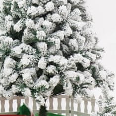shumee Zasneženo božično drevo StarryLights 180 cm x 75 cm - gosto in polno zimskega šarma