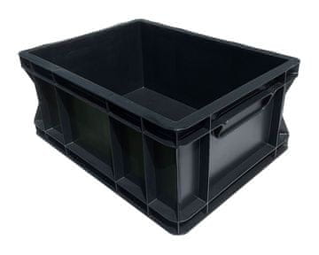 shumee Skladiščni zabojnik 400x300x170 črne barve