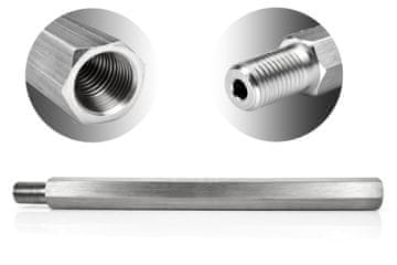 Titanium Aluminijasti podaljšek za 1 1/4" UNC kronske svedre 50 cm titan