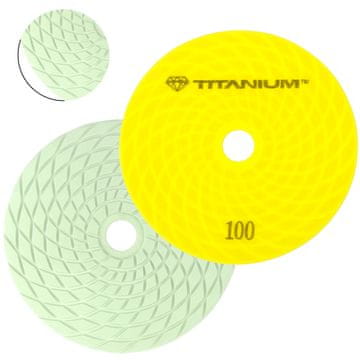 Titanium 150 mm diamantni polirni disk za brušenje ploščic iz titana g100