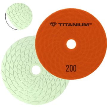 Titanium 150 mm diamantni polirni disk za brušenje kamnitih ploščic g200 titan